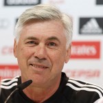 MADRID, SPAIN - MAY 22:  Head coach Carlo Ancelotti of Real Madrid attends a press conference at Valdebebas training ground on May 22, 2015 in Madrid, Spain.  (Photo by Angel Martinez/Real Madrid via Getty Images)