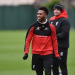 LIVERPOOL, ENGLAND - JANUARY 01:  (THE SUN OUT, THE SUN ON SUNDAY OUT) Daniel Sturridge of Liverpool during a training session at Melwood Training Ground on January 1, 2016 in Liverpool, England.  (Photo by Andrew Powell/Liverpool FC via Getty Images)