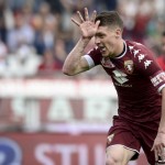 Andrea Belotti of Torino FC celebrates after scoring the